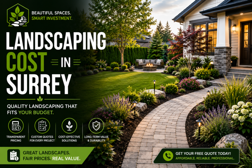 Landscaping Cost in Surrey: 2026 Price Guide for Homeowners
