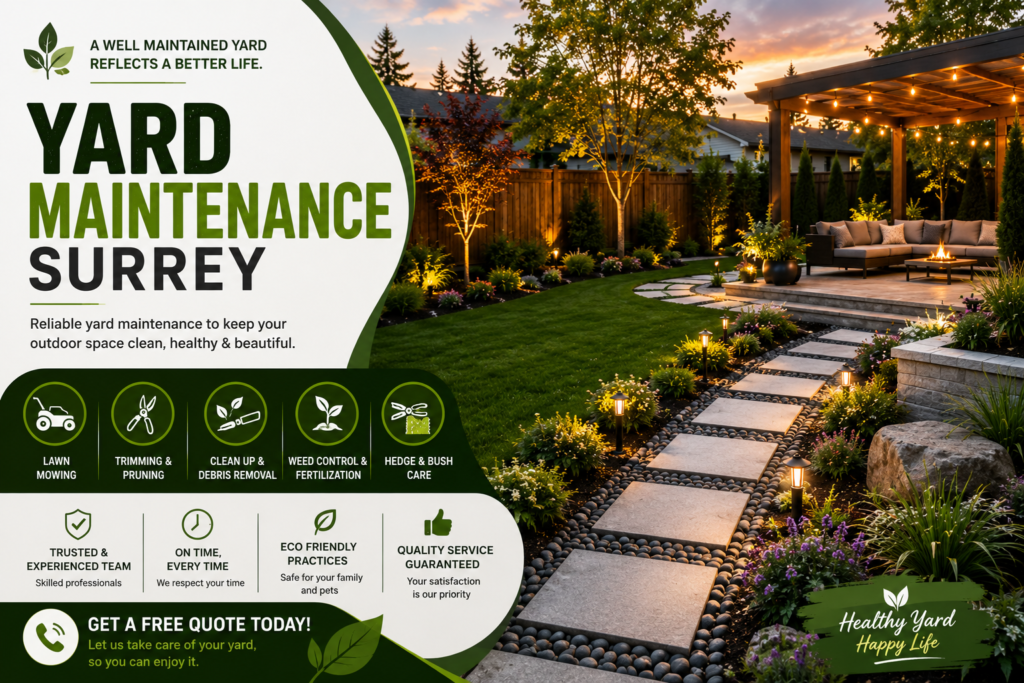 Yard Maintenance Surrey: Complete Guide to Keeping Your Outdoor Space Looking Its Best