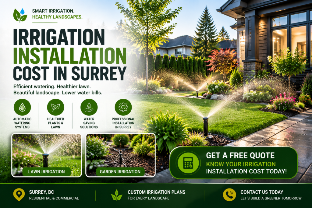 Irrigation Installation Cost in Surrey