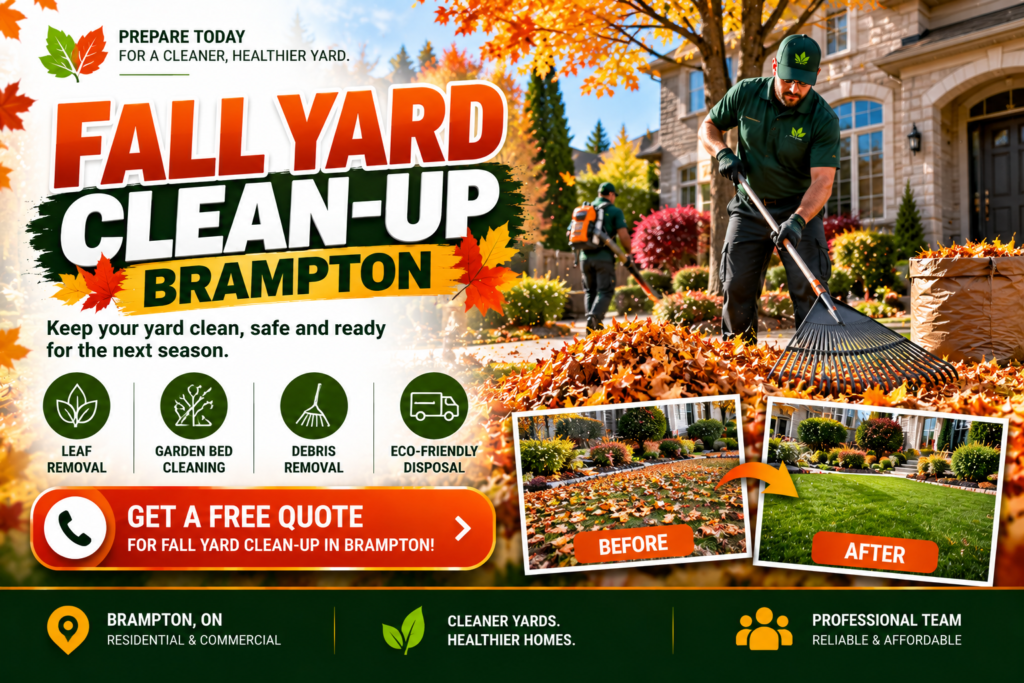 Fall Yard Clean-Up in Brampton: A Checklist for Homeowners