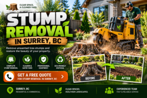 Stump Removal Cost in Surrey
