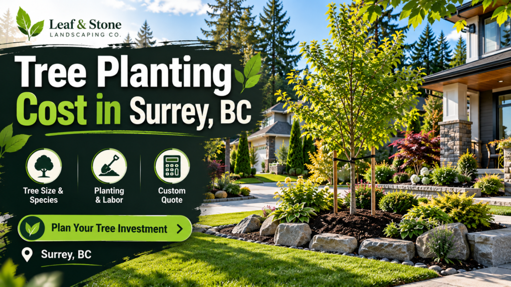 tree planting cost in Surrey